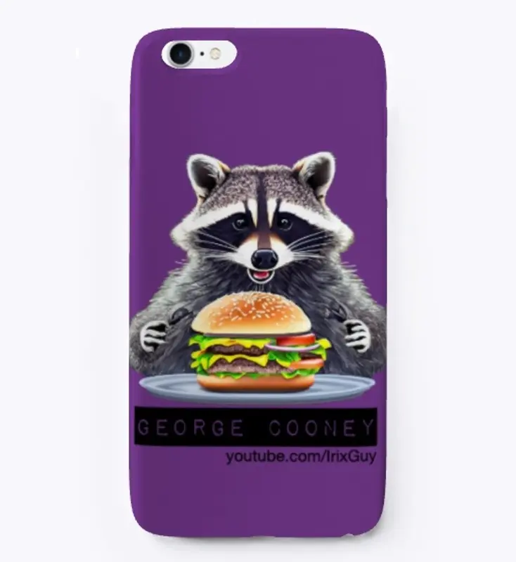 George Cooney the Raccoon iPhone Case