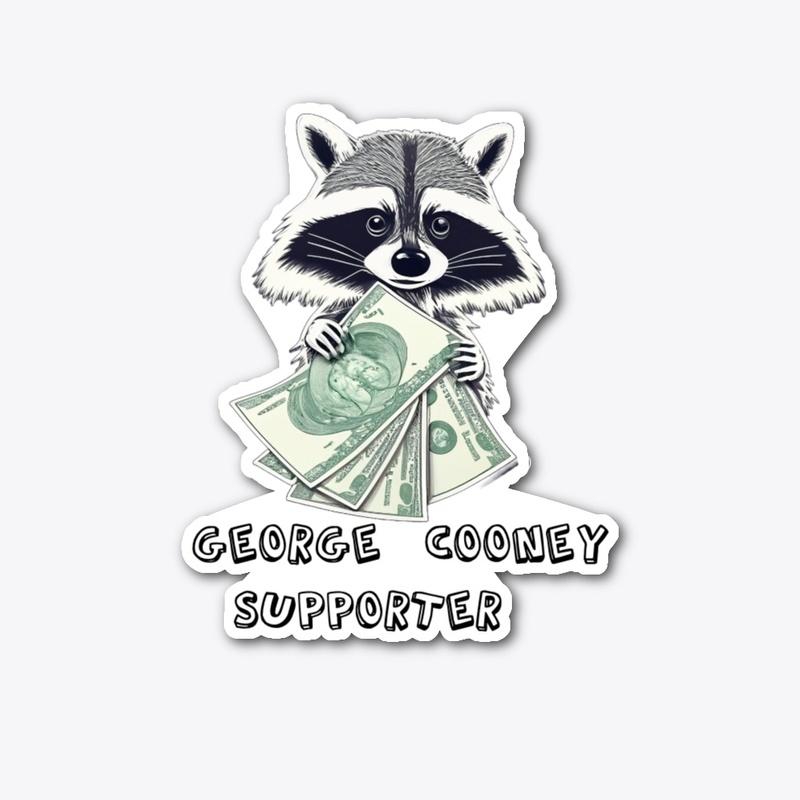 George Cooney the Raccoon Supporter