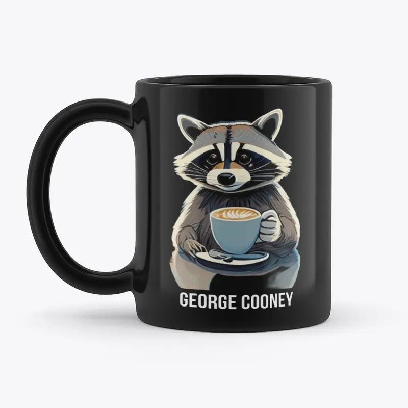 George Cooney the Raccoon Coffee Mug